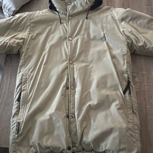 Muted Yellow Hooded Jacket